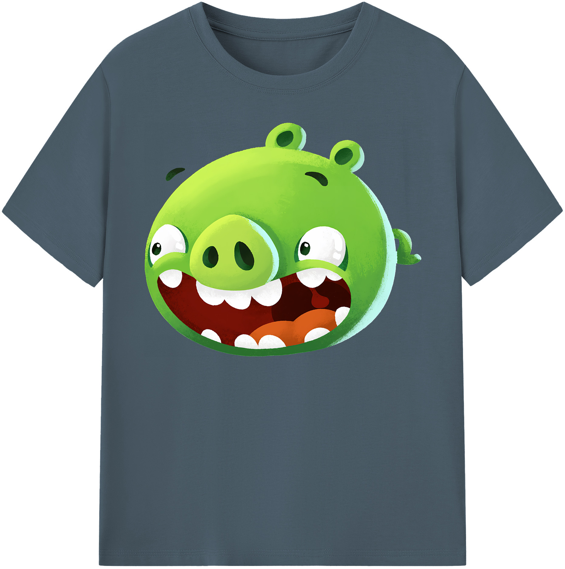 （画像用） Angry Birds アングリーバード 綿100％半袖Tシャツ（フロントプリント）